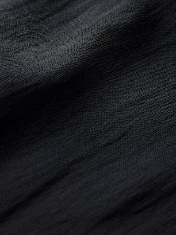 Black Barrel Leg Crepe Trousers - Image 10 of 10