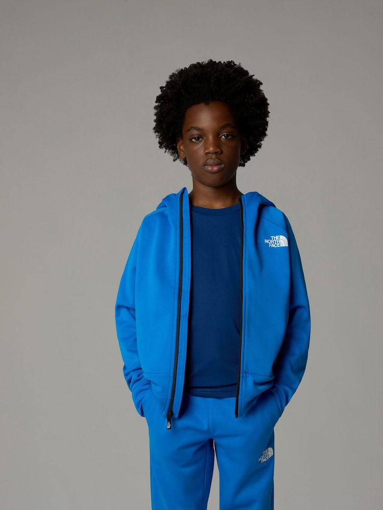 The North Face Blue Boys Mountain Athletics Full Zip Hoodie - Image 4 of 4