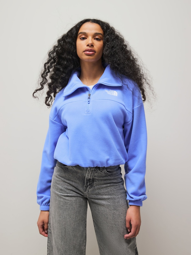 Blauw - The North Face Womens Glacier Half Zip Fleece - Image 3 of 6