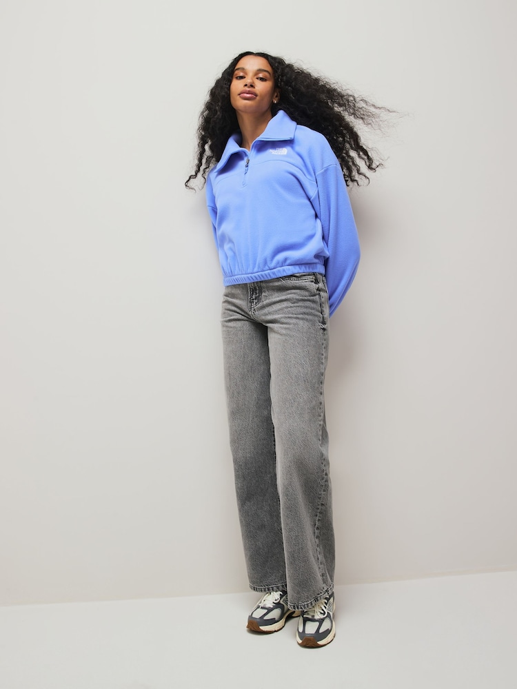 Blauw - The North Face Womens Glacier Half Zip Fleece - Image 4 of 6