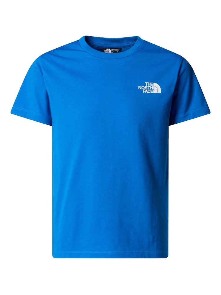 modra - The North Face majica s kratkimi rokavi The North Face Teen Simple Dome - Slika 1 iz 7