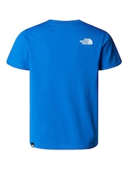 modra - The North Face majica s kratkimi rokavi The North Face Teen Simple Dome - Slika 2 iz 7