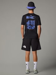 Черный - The North Face Foundation Mountain Faces T-Shirt - Изображение 3 из 3