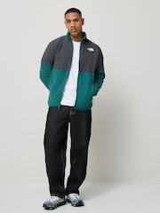 The North Face Green Heavyweight Glacier Full Zip Fleece - Image 2 of 5