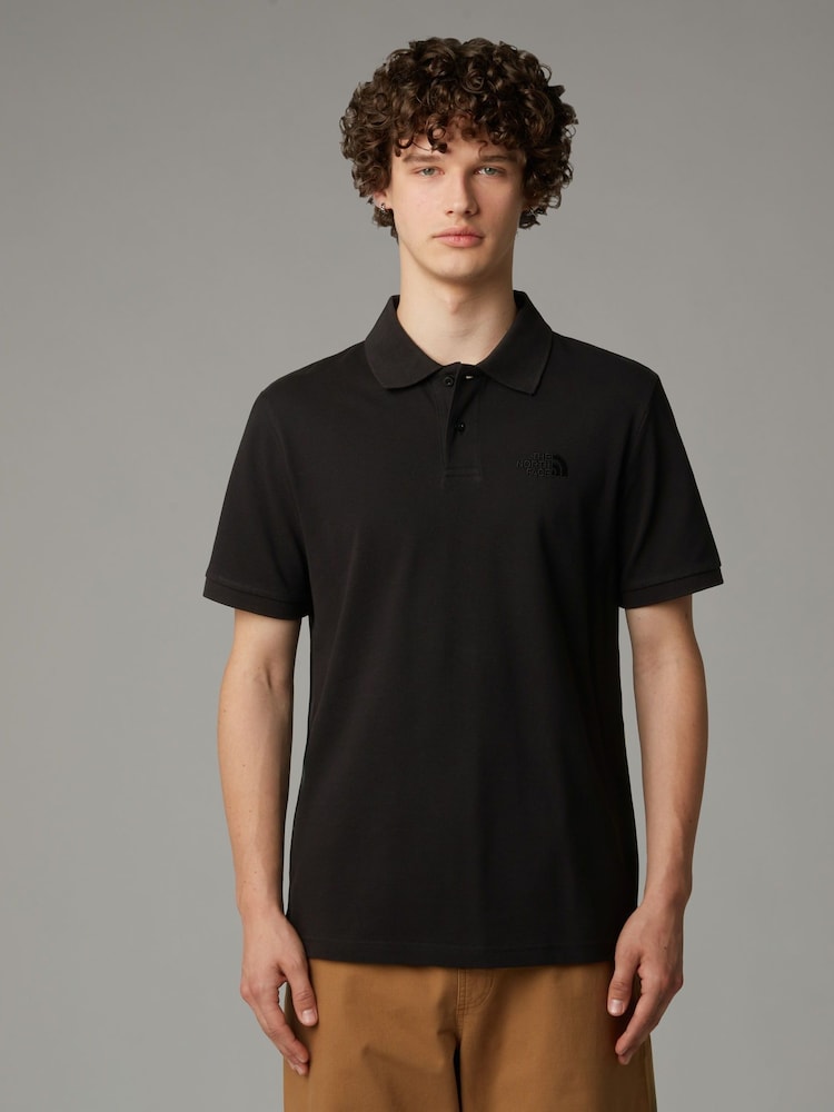 The North Face Black Essential Regular Polo Shirt - Image 1 of 3
