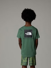 The North Face Green Boys Box NSE T-Shirt - Image 2 of 4