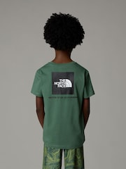The North Face Green Boys Box NSE T-Shirt - Image 3 of 4