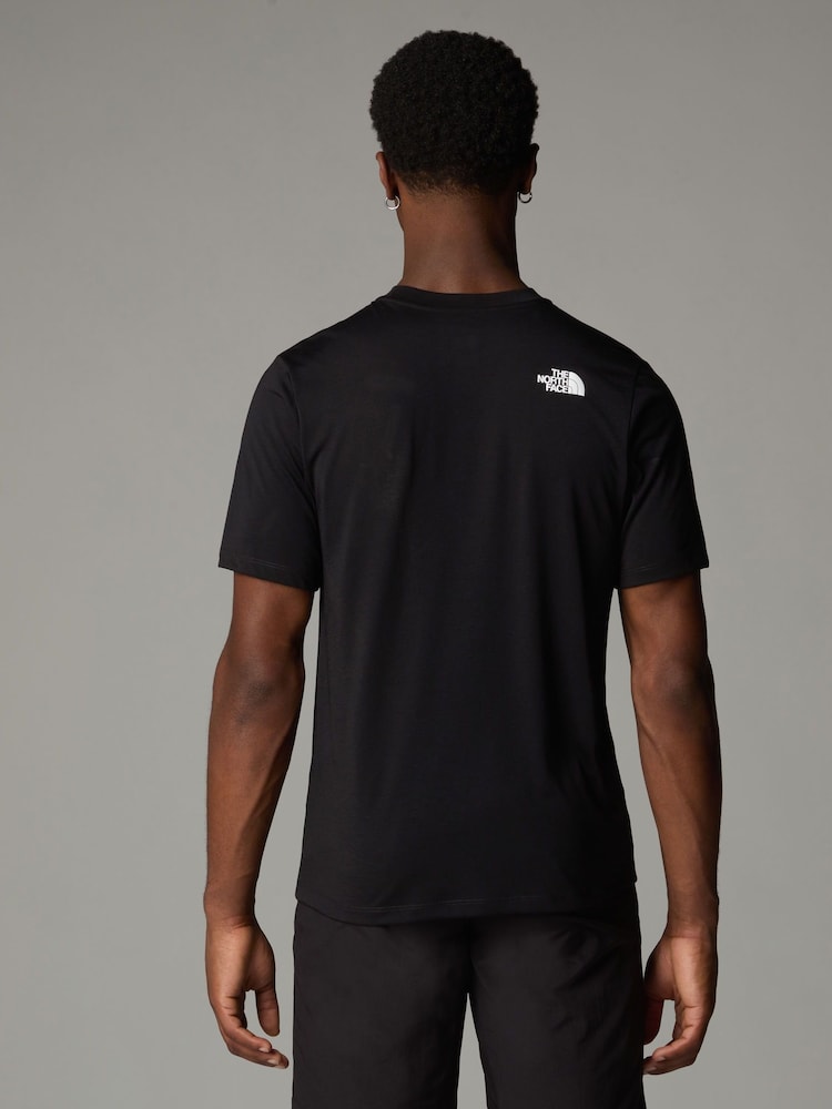 The North Face Black Mountain Foundation Co-Ordinates T-Shirt - Image 2 of 3 The North Face Black Mountain Foundation Co-Ordinates T-Shirt - Image 2 of 3