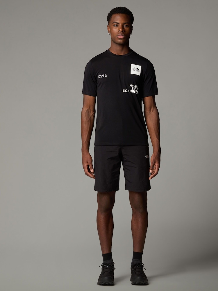 The North Face Black Mountain Foundation Co-Ordinates T-Shirt - Image 3 of 3 The North Face Black Mountain Foundation Co-Ordinates T-Shirt - Image 3 of 3