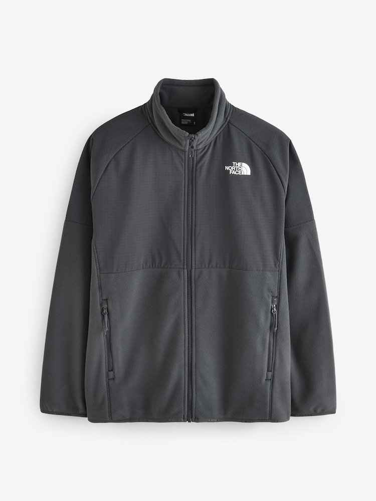 The North Face Grey Heavyweight Glacier Full Zip Fleece - Image 4 of 4