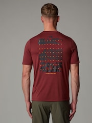 Коричневый - The North Face Foundation Mountain Faces T-Shirt - Изображение 1 из 3