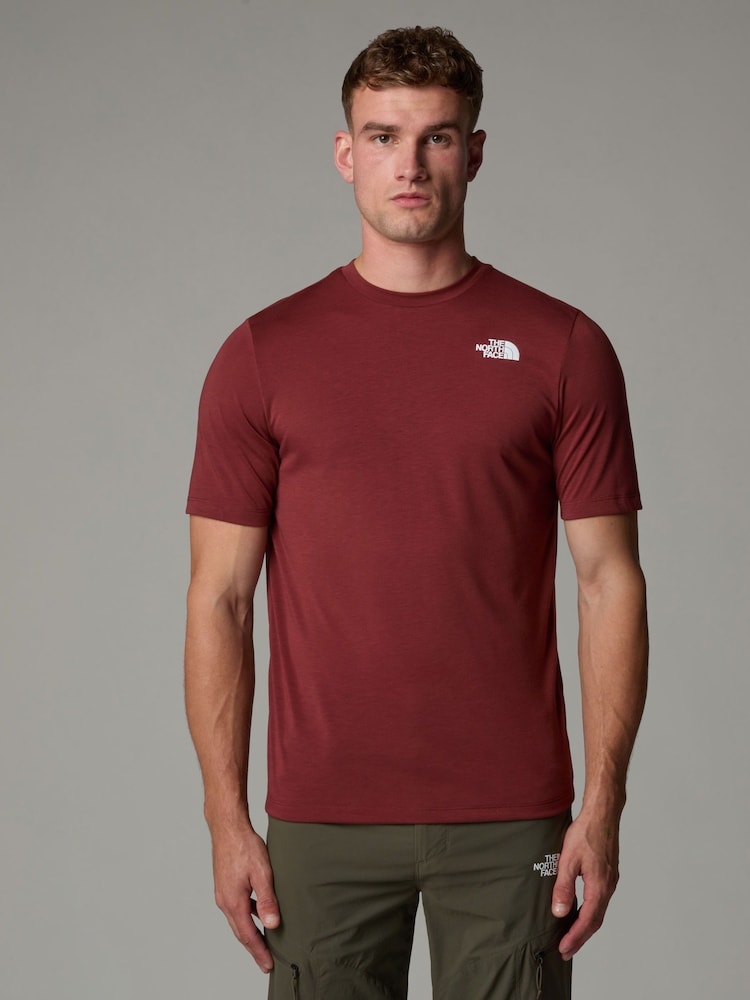 Коричневый - The North Face Foundation Mountain Faces T-Shirt - Изображение 2 из 3