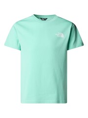 The North Face Mint Green Teen Simple Dome T-Shirt - Image 4 of 5