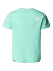 The North Face Mint Green Teen Simple Dome T-Shirt - Image 5 of 5