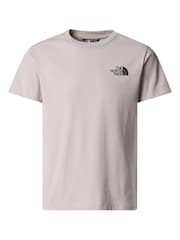 siva - The North Face majica s kratkimi rokavi The North Face Teen Simple Dome - Slika 1 iz 7