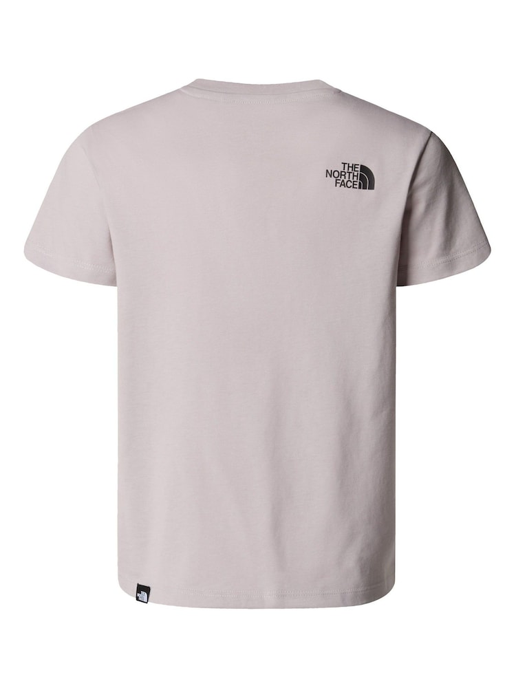 siva - The North Face majica s kratkimi rokavi The North Face Teen Simple Dome - Slika 2 iz 7