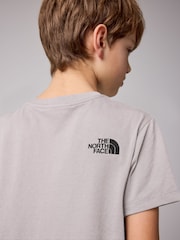 siva - The North Face majica s kratkimi rokavi The North Face Teen Simple Dome - Slika 3 iz 7