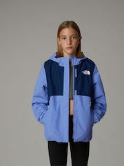 The North Face Blue Girls Waterproof Antora Rain Jacket - Image 1 of 4