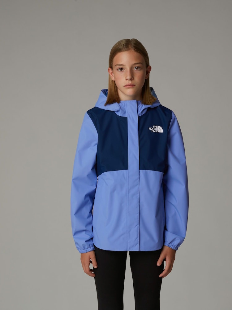 The North Face Blue Girls Waterproof Antora Rain Jacket - Image 2 of 4