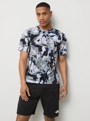 The North Face Black MA 24/7 All Over Print T-Shirt - Image 1 of 7