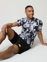 The North Face Black MA 24/7 All Over Print T-Shirt - Image 5 of 7
