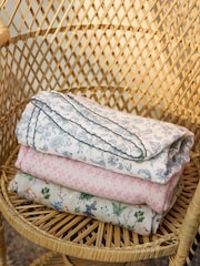 Elodie Details Garden Leo Toile Bamboo Muslin Blanket - Image 1 of 2