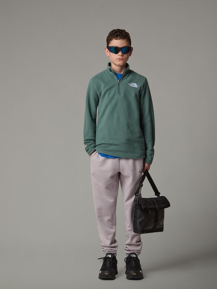 Verde - The North Face T-Shirt Glacier 1/4 Zip Fleece - Imagen 1 de 3