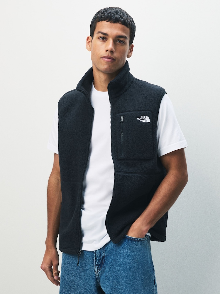 The North Face Black Yumiori Fleece Gilet - Image 1 of 6 The North Face Black Yumiori Fleece Gilet - Image 1 of 6