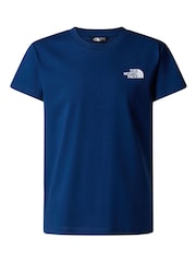 The North Face Blue Girls Redbox Relaxed 100% Cotton T-Shirt - Image 4 of 5