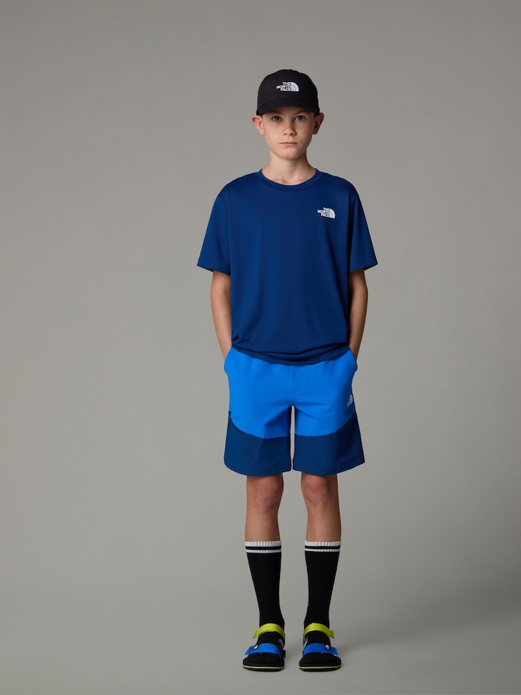 The North Face Blue Teen 24/7 T-Shirt - Image 1 of 3 The North Face Blue Teen 24/7 T-Shirt - Image 1 of 3