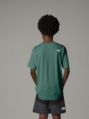 The North Face Sage Green Teen Never Stop Exploring 1/4 Zip Top - Image 2 of 3