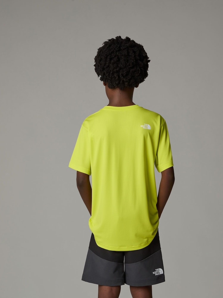 The North Face lime Green Teen 24/7 T-Shirt - Image 2 of 3 The North Face lime Green Teen 24/7 T-Shirt - Image 2 of 3