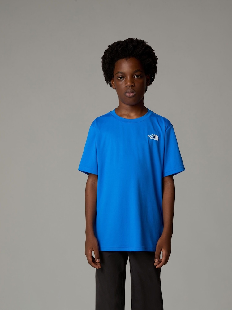 The North Face Light Blue Teen Never Stop Exploring 1/4 Zip Top - Image 3 of 3