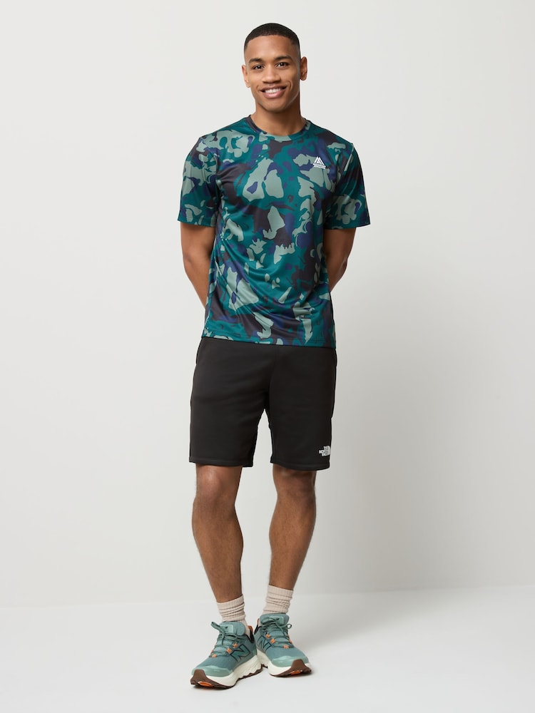 The North Face Green MA 24/7 All Over Print T-Shirt - Image 2 of 4