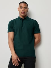 Grün - The North Face 100% Baumwolle Premium Piqué Poloshirt - Bild 1 von 3