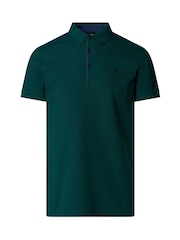 Grün - The North Face 100% Baumwolle Premium Piqué Poloshirt - Bild 2 von 3