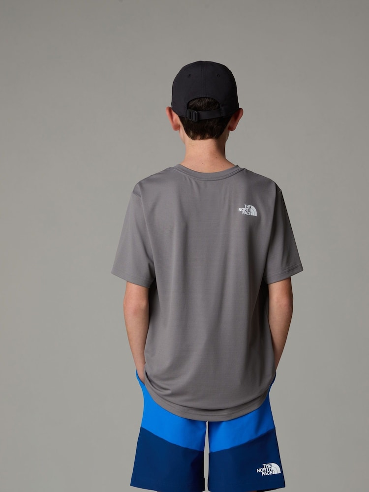 The North Face Grey Chrome Teen Never Stop Exploring 1/4 Zip Top - Image 2 of 3