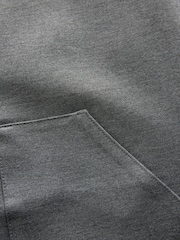 Grey V-Neck Ponte Pinafore Mini Dress - Image 7 of 7