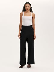 Finery Black Short Nellie Trousers - Image 3 of 5