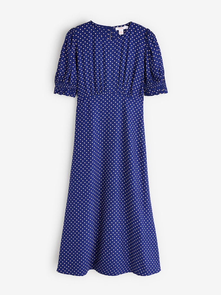 Finery Φόρεμα Μικρά μεγέθη τσαγιού Mela Polka Dot Μίντι - Εικόνα 6 του 6