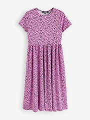 Simply Be Pink Supersoft Pocket Midi Dress - Image 5 of 5