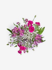 Lilac Purple Posy Letterbox Fresh Flower Bouquet - Image 5 of 5