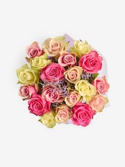 Pastel Rose Fresh Flower Bouquet in Gift Bag - Image 4 of 4