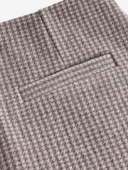 Neutral Brushed Check Mini Skirt - Image 7 of 7