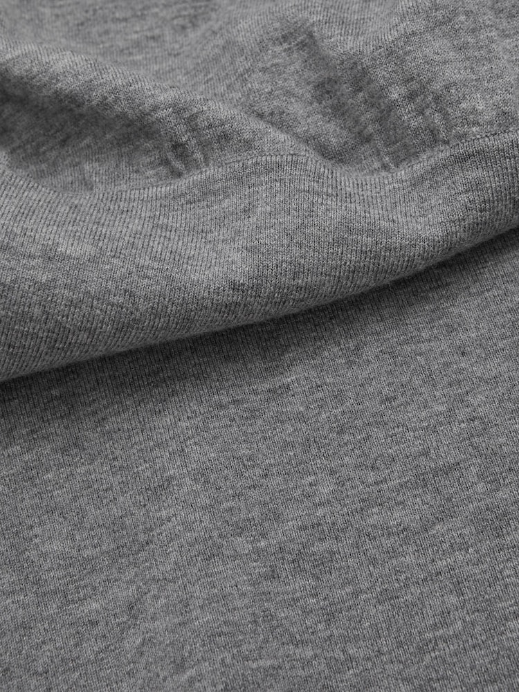 Reiss Grey Hester Knitted Wool-Cashmere Blouson Top Midi Dress - Image 4 of 4
