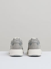 Gris - Reiss Volt Nubuck and Mesh Trainers - Imagen 4 de 6