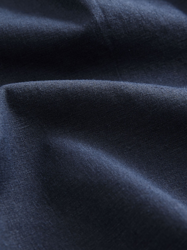Marineblau - Leinenreiche City-Knieshorts - Bild 7 von 7 Marineblau - Leinenreiche City-Knieshorts - Bild 7 von 7