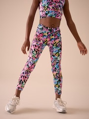 Multi Black Sports Leggings (3-16yrs) - Image 1 of 8