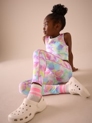 Multi Pink Heart Sports Leggings (3-16yrs) - Image 2 of 8