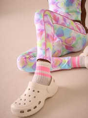 Multi Pink Heart Sports Leggings (3-16yrs) - Image 4 of 8